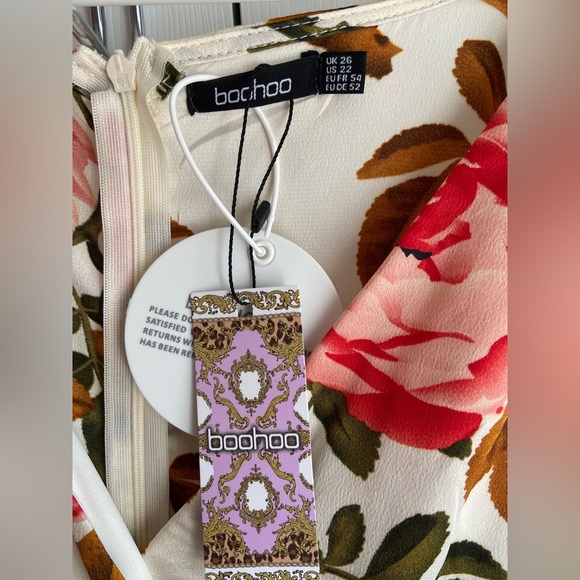 Butterfly Sleeve Plus Dress - Picture 3 of 3